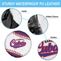 Custom Baseball Cuba 2025 Spare Tire Cover Cuba Powerhouse of Baseball