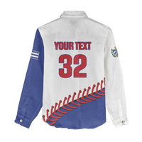 Custom Baseball Cuba 2025 Women Casual Shirt Cuba Powerhouse of Baseball