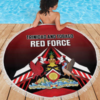 Custom Cricket Trinidad and Tobago Red Force Beach Blanket Go Champion