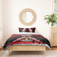 Custom Cricket Trinidad and Tobago Red Force Bedding Set Go Champion