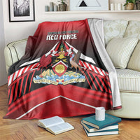 Custom Cricket Trinidad and Tobago Red Force Blanket Go Champion