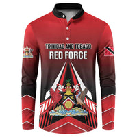 Custom Cricket Trinidad and Tobago Red Force Button Sweatshirt Go Champion