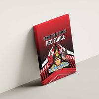 Custom Cricket Trinidad and Tobago Red Force Canvas Wall Art Go Champion