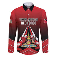 Custom Cricket Trinidad and Tobago Red Force Family Matching Mermaid Dress and Hawaiian Shirt Go Champion