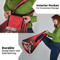 Custom Cricket Trinidad and Tobago Red Force Grocery Bag Go Champion