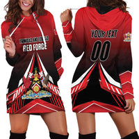 Custom Cricket Trinidad and Tobago Red Force Hoodie Dress Go Champion