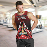 Custom Cricket Trinidad and Tobago Red Force Men Tank Top Go Champion