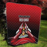 Custom Cricket Trinidad and Tobago Red Force Quilt Go Champion