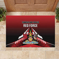 Custom Cricket Trinidad and Tobago Red Force Rubber Doormat Go Champion