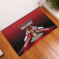 Custom Cricket Trinidad and Tobago Red Force Rubber Doormat Go Champion