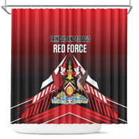 Custom Cricket Trinidad and Tobago Red Force Shower Curtain Go Champion