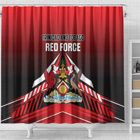 Custom Cricket Trinidad and Tobago Red Force Shower Curtain Go Champion