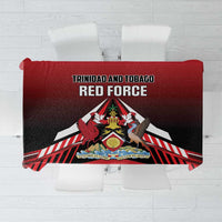 Custom Cricket Trinidad and Tobago Red Force Tablecloth Go Champion