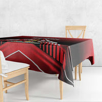 Custom Cricket Trinidad and Tobago Red Force Tablecloth Go Champion