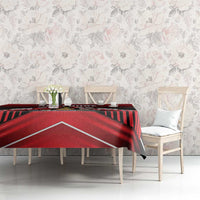 Custom Cricket Trinidad and Tobago Red Force Tablecloth Go Champion