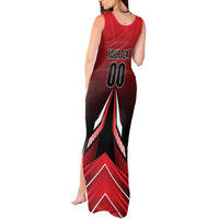 Custom Cricket Trinidad and Tobago Red Force Tank Maxi Dress Go Champion