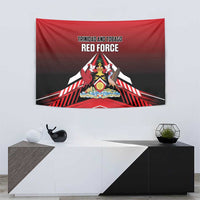 Custom Cricket Trinidad and Tobago Red Force Tapestry Go Champion