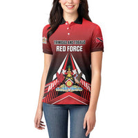 Custom Cricket Trinidad and Tobago Red Force Women Polo Shirt Go Champion