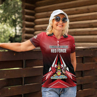Custom Cricket Trinidad and Tobago Red Force Women Polo Shirt Go Champion