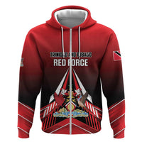Custom Cricket Trinidad and Tobago Red Force Zip Hoodie Go Champion