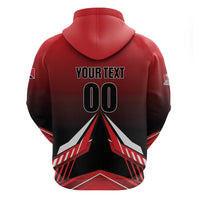 Custom Cricket Trinidad and Tobago Red Force Zip Hoodie Go Champion