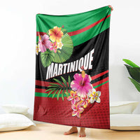 Personalized Martinique Tropical Flower Blanket Matinik Beautiful Island