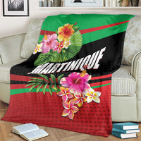 Personalized Martinique Tropical Flower Blanket Matinik Beautiful Island