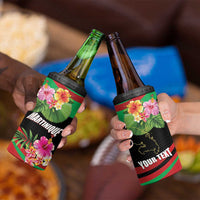 Personalized Martinique Tropical Flower 4 in 1 Can Cooler Tumbler Matinik Beautiful Island