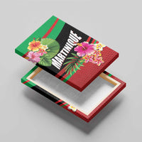 Personalized Martinique Tropical Flower Canvas Wall Art Matinik Beautiful Island