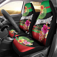 Personalized Martinique Tropical Flower Car Seat Cover Matinik Beautiful Island