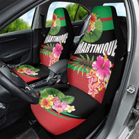 Personalized Martinique Tropical Flower Car Seat Cover Matinik Beautiful Island