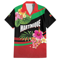 Personalized Martinique Tropical Flower Family Matching Summer Maxi Dress and Hawaiian Shirt Matinik Beautiful Island
