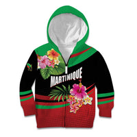 Personalized Martinique Tropical Flower Kid Hoodie Matinik Beautiful Island
