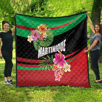 Personalized Martinique Tropical Flower Quilt Matinik Beautiful Island
