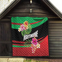 Personalized Martinique Tropical Flower Quilt Matinik Beautiful Island