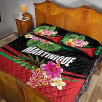 Personalized Martinique Tropical Flower Quilt Bed Set Matinik Beautiful Island