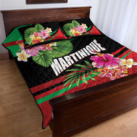 Personalized Martinique Tropical Flower Quilt Bed Set Matinik Beautiful Island
