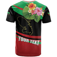 Personalized Martinique Tropical Flower T Shirt Matinik Beautiful Island