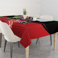 Personalized Martinique Tropical Flower Tablecloth Matinik Beautiful Island