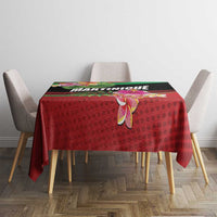 Personalized Martinique Tropical Flower Tablecloth Matinik Beautiful Island