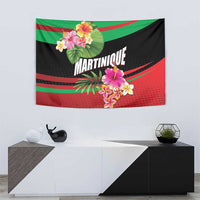 Personalized Martinique Tropical Flower Tapestry Matinik Beautiful Island