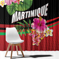 Personalized Martinique Tropical Flower Window Curtain Matinik Beautiful Island
