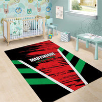 Custom Football Martinique Area Rug Les Matinino Go Champion
