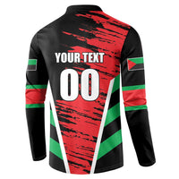 Custom Football Martinique Button Sweatshirt Les Matinino Go Champion