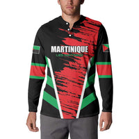 Custom Football Martinique Button Sweatshirt Les Matinino Go Champion