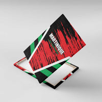 Custom Football Martinique Canvas Wall Art Les Matinino Go Champion