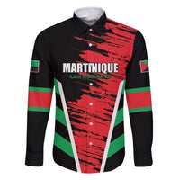 Custom Football Martinique Family Matching Long Sleeve Bodycon Dress and Hawaiian Shirt Les Matinino Go Champion