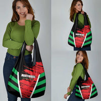 Custom Football Martinique Grocery Bag Les Matinino Go Champion