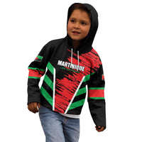Custom Football Martinique Kid Hoodie Les Matinino Go Champion