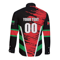 Custom Football Martinique Long Sleeve Button Shirt Les Matinino Go Champion